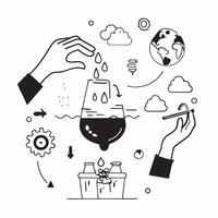 Green Marketing Strategies concept as Marketing teams develop green marketing strategies to promote environmentally friendly products and practices in Photo Stock Concept Clear Set 2 vector
