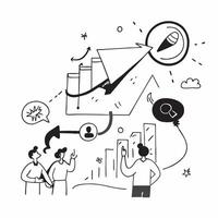 Green Marketing Strategies concept as Marketing teams develop green marketing strategies to promote environmentally friendly products and practices in Photo Stock Concept Clear vector
