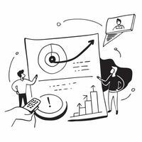 Goal Setting Workshop concept as Professionals attending a goal setting workshop to strategize personal and career objectives for future growth in Photo Stock Concept Clear vector