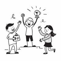 Girl with epilepsy playing tennis with friends concept as A girl with epilepsy joyfully playing tennis with friends highlighting inclusion teamwork and the excitement of the game Clear Set 2 vector