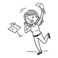 Girl with Down syndrome swimming in a relay race concept as A girl with Down syndrome enthusiastically participating in a relay race highlighting her determination inclusion and th Clear vector