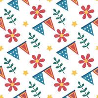 Generate seamless tile patterns with global cultural celebration themes using lively colors and festive symbols for a joyful design concept as Global celebration themes with lively Clear vector