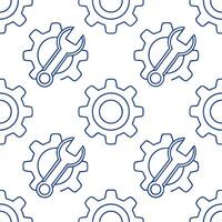 Generate seamless tile patterns using futuristic technology symbols and isolated white backgrounds for modern branding projects concept as Integrate futuristic technology symbols i Clear vector