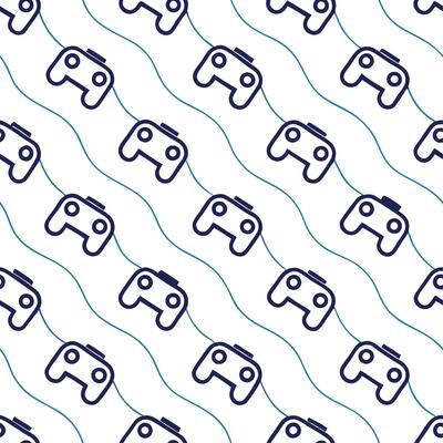 Generate seamless tile patterns using VR scene icons holographic wave lines and bold white emptiness forming an immersive digital environment concept as Scene icons depict VR conte Clear