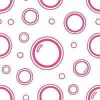 Generate neon bubble tile patterns featuring circular shapes and luminous edges over white ideal for playful brand marketing or unique product packaging concept as Combine bright n Clear vector