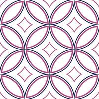 Generate harmonious tile merging concentric shapes bold neon lines isolated white elements forging high impact futuristic look concept as Depict circular arcs crossing crisp angles Clear vector