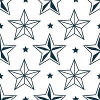Generate futuristic seamless patterns featuring star clusters and geometric forms on white backgrounds for science fiction themed brand visuals concept as Combine star based shapes Clear vector