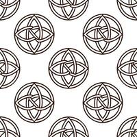 Generate culturally rich seamless patterns using ancient tribal symbols for international marketing focused on global cultural appreciation and product consistency concept as Creat Clear vector