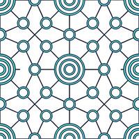 Generate futuristic seamless tile featuring interconnected virtual elements dynamic neon flows and white balance concept as Illustrate smooth virtual pathways integrating structure Clear vector