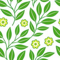 Fresh spring sunshine seamless pattern with vibrant light rays and blooming flowers for energizing spring visuals concept as Energizing spring sunshine pattern with vibrant rays an Clear vector