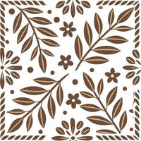 Folk art seamless pattern with natural textures and earthy color palette for an organic rustic cultural aesthetic concept as Organic folk art pattern with natural textures and eart Clear vector