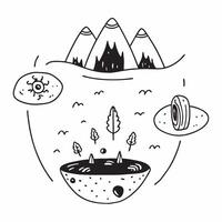 Flora and Fauna of Alpine Meadows concept as A detailed look at the unique flora and fauna thriving in Alpine meadows showcasing the ecosystems biodiversity in Photo Stock Concept Clear vector