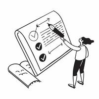 flat icon Skill Certification Completion concept as An employee completes a skill certification marking a significant step in their career developmentSimple flat illustration in i Clear vector