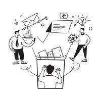 flat icon Navigating Career Transitions concept as A seminar focused on navigating career transitions providing insights and strategies to professionalsSimple flat illustration in Clear Set 2 vector