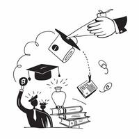 flat icon Mid Career Skills Upgrade concept as Mid career professionals attend training to upgrade their skills and stay competitive in their industriesSimple flat illustration in Clear Set 2 vector