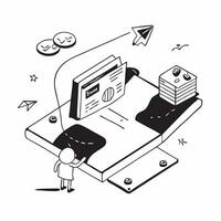 flat icon Language Learning for Personal Growth concept as An individual learns a new language to enhance personal development and open up new cultural and professional opportuniti Clear vector