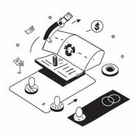 flat icon Innovation Management Workshop concept as A workshop dedicated to fostering innovation management to streamline business processes and encourage growthSimple flat illust Clear vector