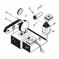 flat icon Integrating Smart Lighting Throughout Home concept as Integrating smart lighting systems throughout the home for enhanced ambiance and energy managementSimple flat illus Clear vector