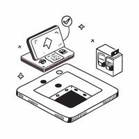 flat icon Environmental Biotech Solutions concept as Environmental scientists working on biotechnology solutions to clean up oil spills in a coastal areaSimple flat illustration i Clear vector