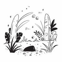 flat design backdrop Vibrant Rainforest Canopy concept as The vibrant canopy of a tropical rainforest teems with life showcasing the diversity of the ecosystem flat illustration i Clear vector