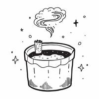 flat design backdrop Starlit Soak in Hot Springs concept as Under a starry sky a natural hot spring offers a magical soaking experience combining warmth with celestial wonder flat Clear vector