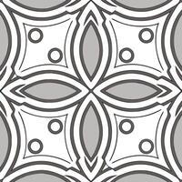 Fashion unique ethnic tiles with offset symmetrical patterns swirling shapes neutral tones crisp negative space usage concept as Offset repetition adds character Swirling shapes Clear vector