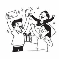 Family celebrating a new home with a housewarming party concept as A family joyfully celebrating a new home with a housewarming party featuring tours toasts and laughter highlighti Clear vector