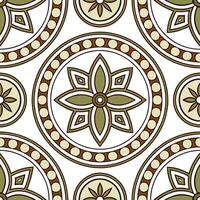Ethnic patterns seamless design with ancient symbols and earth tones for a spiritual grounded cultural aesthetic concept as Grounded ethnic patterns with ancient symbols and earth Clear vector