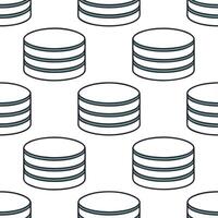 Enhance stacked cylinder outlines define luminescent edges keep deliberate white spaces finalize futuristic layering tile approach for commercial usage concept as Layer cylindrical Clear vector