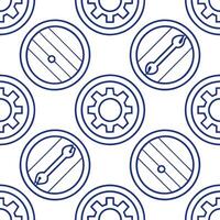 Engineer overlapping tile patterns that spotlight each tech icon surrounded by faint circuits on white ideal for corporate events or B2B marketing concept as Overlap each icon in a Clear vector