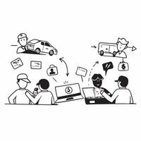 Emergency Vehicle Operators Challenge concept as Emergency vehicle operators compete in a challenge testing their driving and response skills under pressure in Photo Stock Concept Clear vector