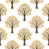 Elegant autumn trees seamless tile pattern with birch and cherry trees for sophisticated fall decor concept as Elegant birch and cherry trees arranged seamlessly for sophisticated Clear Set 4 vector