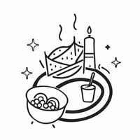 Eid Feast Tiles concept as Tiles illustrating the Eid feast featuring traditional dishes and festive table settings in Photo Stock Concept Clear vector