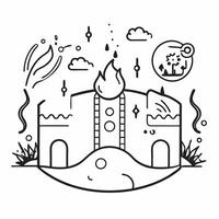 Eco Friendly Hot Springs Resort concept as An eco friendly resort centered around sustainable hot springs practices merging luxury with environmental stewardship in Photo Stock Co Clear vector