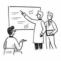 Doctor with visual impairment leading a patient care workshop concept as A doctor with visual impairment confidently leading a patient care workshop illustrating expertise inclusio Clear Set 4 vector