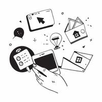 DIY Smart Home Upgrades concept as A DIY enthusiast upgrades their home with various smart devices to improve functionality and comfortSimple flat illustration in isometric scene Clear vector