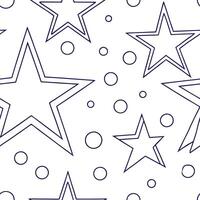Design seamless tile patterns with cosmic lines and isolated white backgrounds perfect for sci fi branding or futuristic product packaging concept as Integrate star shaped lines su Clear vector