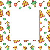 Design seamless tile patterns with cultural celebration iconography such as dance music and food all framed by clear white space concept as Celebration themes such as dance music a Clear vector