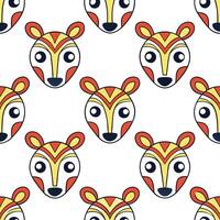 Design seamless tile patterns using ethnic illustrations incorporating tribal symbols and cultural motifs with isolated white balance concept as Integrate ethnic art and illustrati Clear Set 2 vector