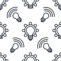 Design seamless tech inspired tile patterns featuring digital motifs and abstract symbols with isolated white backgrounds for modern branding concept as Use clean tech patterns and Clear vector