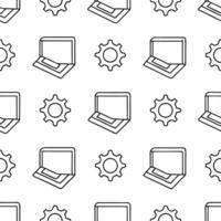 Design seamless futuristic tile patterns using technology inspired elements and isolated white backgrounds perfect for digital interfaces concept as Combine sleek technology based Clear Set 8 vector