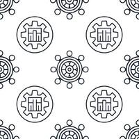 Design seamless futuristic tile patterns using technology inspired elements and isolated white backgrounds perfect for digital interfaces concept as Combine sleek technology based Clear Set 2 vector