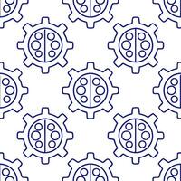 Design seamless futuristic patterns using digital motifs like artificial intelligence circuits and isolated white space for clean visuals concept as Use AI digital motifs and futur Clear vector