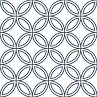 Design overlapping circuit loops on sleek tile layout showcasing precision lines and balanced white spacing concept as Present bold circuitry arcs on airy white plane for tech savv Clear vector