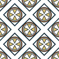 Design geometric patterns with ethnic artifacts for seamless tiling focusing on modern interpretations of cultural history and aesthetic appeal concept as Create cultural design pi Clear vector