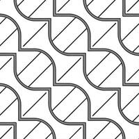 Depict futuristic tile weaving angled arcs neon geometry large white blocks evoking advanced workplace design forms concept as Display refined code inspired lines connecting bright Clear vector