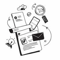 Data Consent Management concept as Organizations implement robust data consent management practices to empower users and enhance data privacy in Photo Stock Concept Clear vector