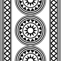 Curate seamless ethnic border patterns based on local artwork ideal for product designs packaging and cultural marketing campaigns concept as Create culturally rich border patterns Clear vector