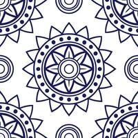 Curate seamless ethnic inspired futuristic tile patterns with isolated white balance combining regional symbols with technology based motifs concept as Integrate regional ethnic sy Clear vector