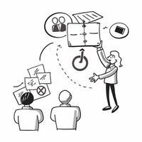 CSR in Supply Chain Management concept as A conference focused on integrating CSR practices into supply chain management to ensure ethical sourcing in Photo Stock Concept Clear vector